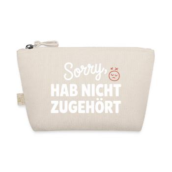 Sorry Hab Nicht Zugehört Abgelenkt Anti Social - Bio-Täschchen - Natur - Vorne