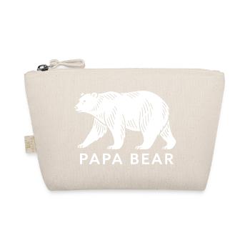 Papa Bear - Organic Pouch - nature - Front