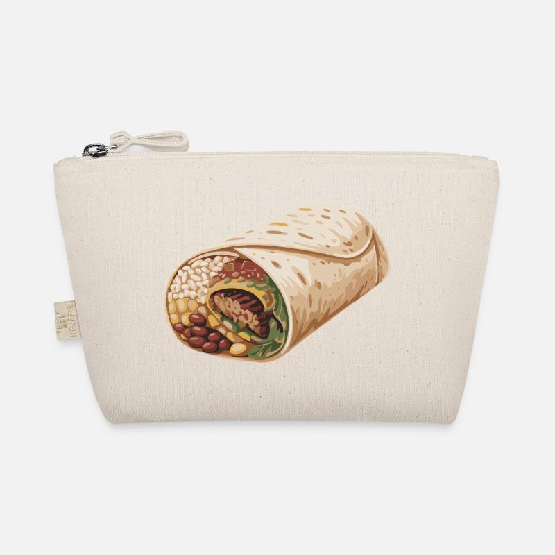 Burrito Wrap Illustration Bio-Täschchen