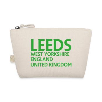 Leeds – England Liedtextdesign - Bio-Täschchen - Natur - Vorne