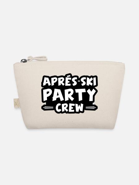 Apres Ski Party Crew - Bio-Täschchen - Natur - Vorne