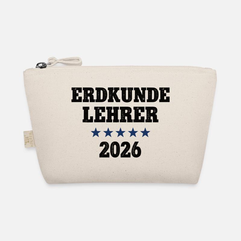 Erdkunde Lehrer 2026 Beruf Studium Lehramt Geo Bio-Täschchen