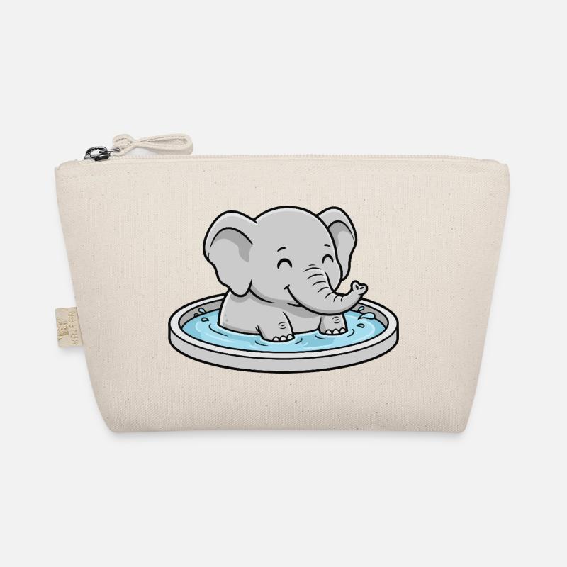 Elephant in the paddling pool Organic Pouch