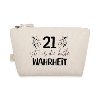 21 ist nur die halbe Wahrheit - Bio-Täschchen - Natur - Vorne