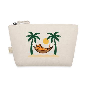 Cat in the sun on the island - Organic Pouch - nature - Front