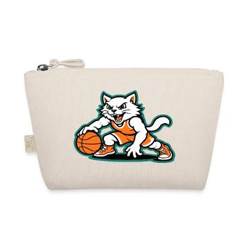 Basketball Cat Dunk - Organic Pouch - nature - Front