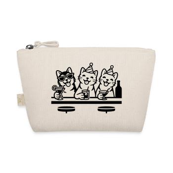Party Cats Hangover Bar Drinking - Organic Pouch - nature - Front