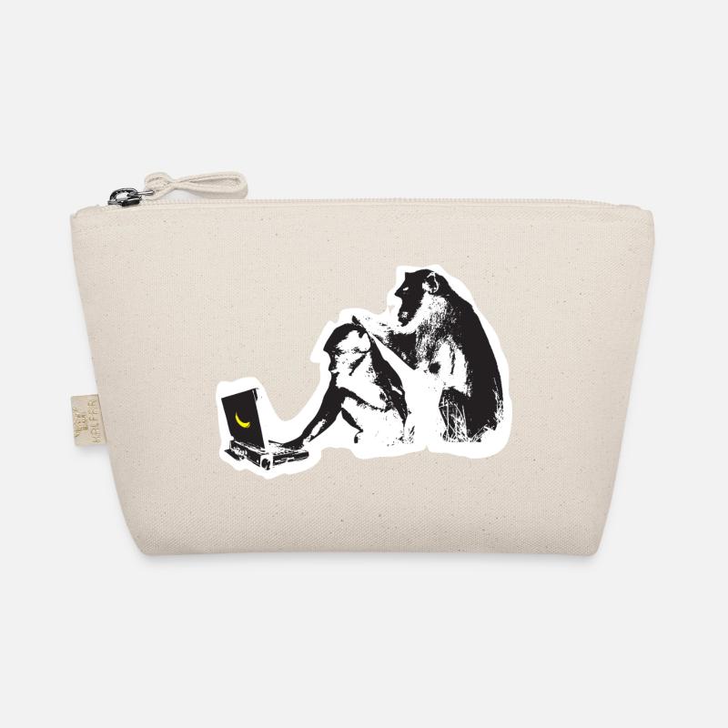 Street Art Tech Monkey Organic Pouch