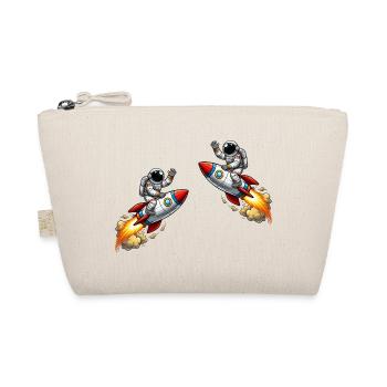 Astronaut Rocket Adventure - Organic Pouch - nature - Front