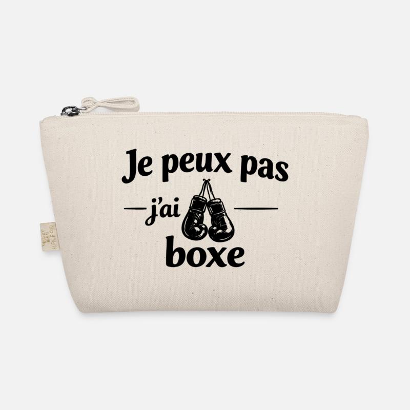 I can't I boxed – Humour sport passion ring Organic Pouch
