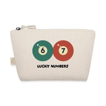 67 Numéros Porte-Bonheur - Billard de billard Vintage Design - Trousse biologique - nature - Devant