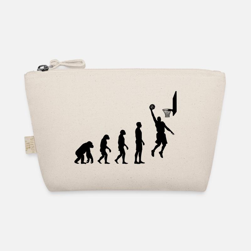 Basketball Evolution Human to Hoops Player Bio-Täschchen