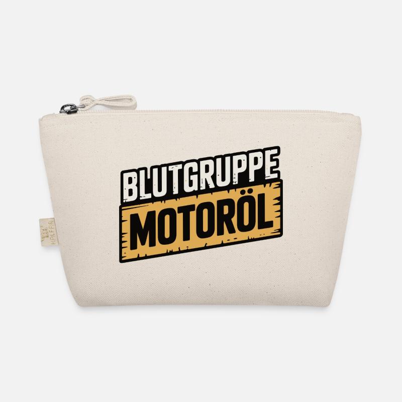 Blutgruppe Motoröl Schrauber Design Bio-Täschchen