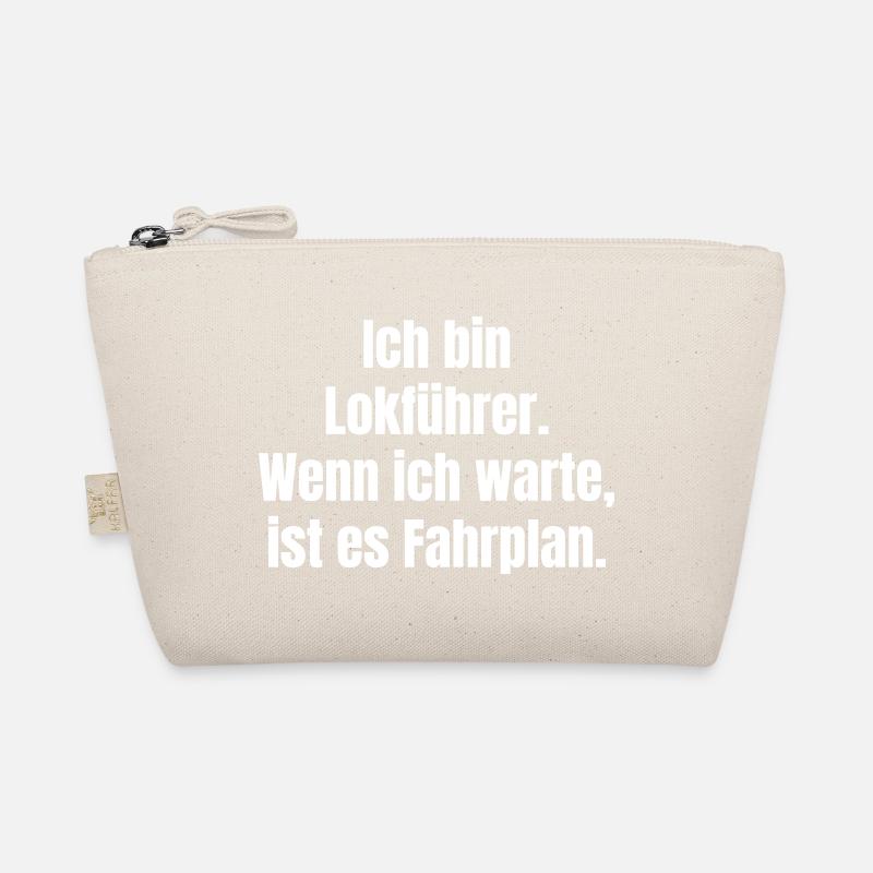 I am a train driver: timetable waiting time Organic Pouch