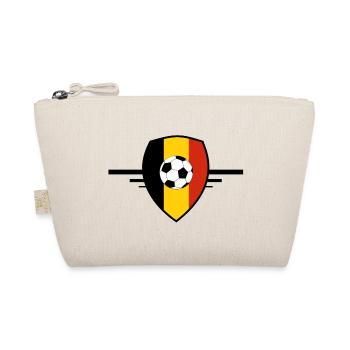 Belgium football coat of arms Belgium - Organic Pouch - nature - Front