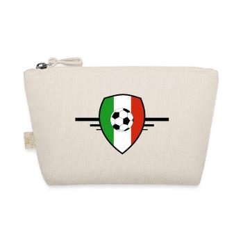 Écusson Italie Football Bouclier - Trousse biologique - nature - Devant