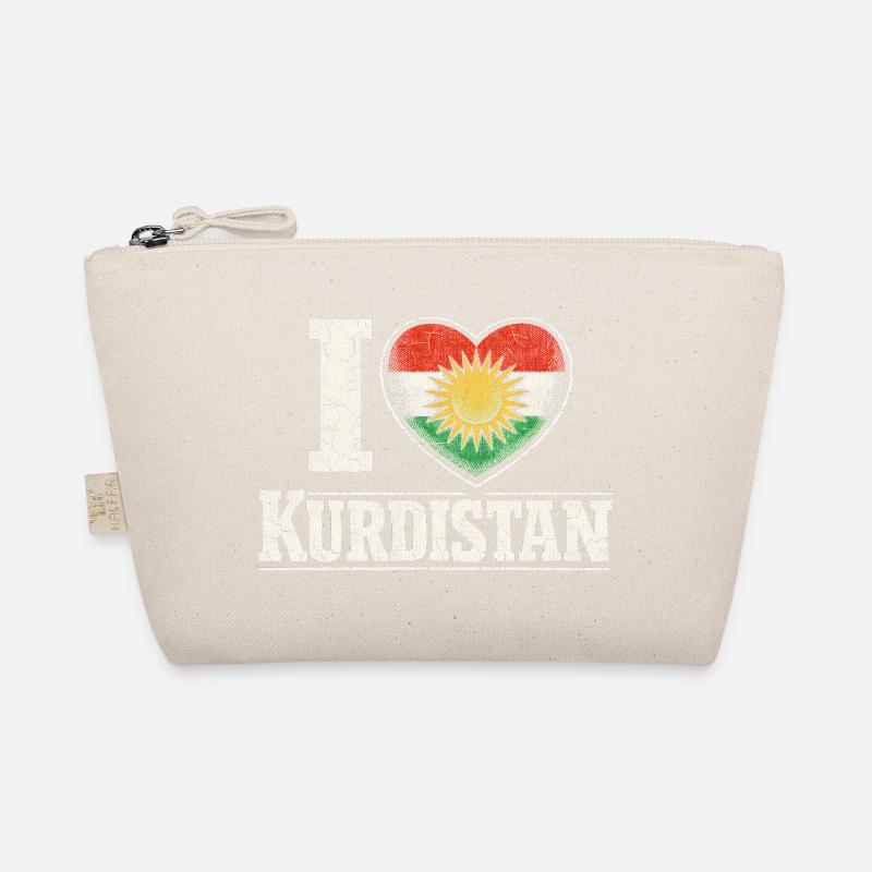 I Love Kurdistan Kurde Kurden Bio-Täschchen
