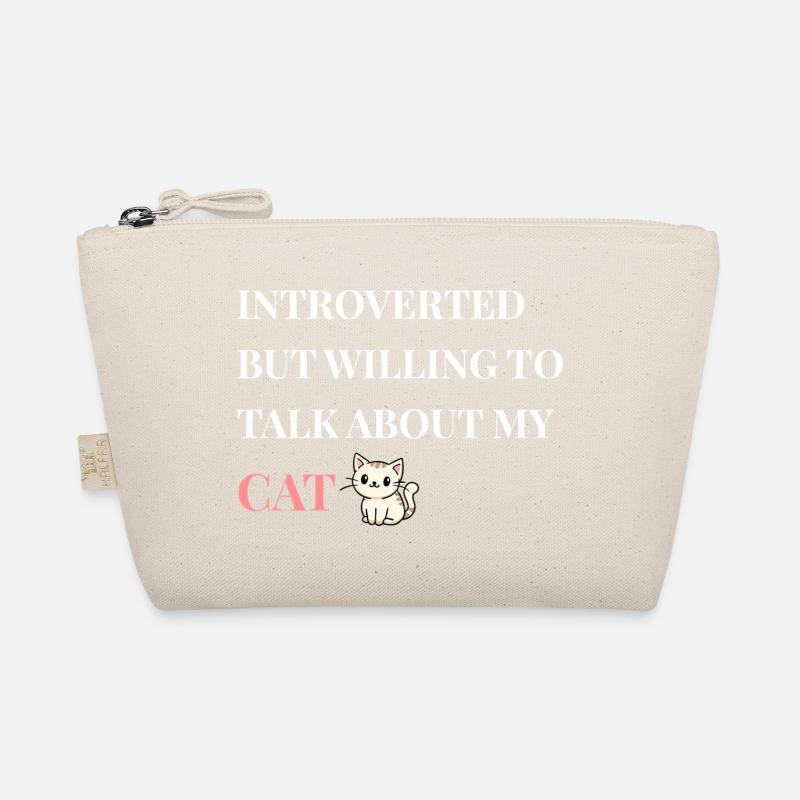 Introverted But Willing To Talk About My Cat Organic Pouch