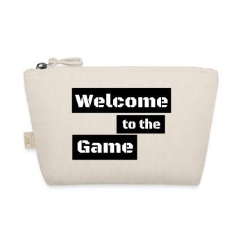 WELCOME TO THE GAME – Minimal Gamer Statement - Organic Pouch - nature - Front
