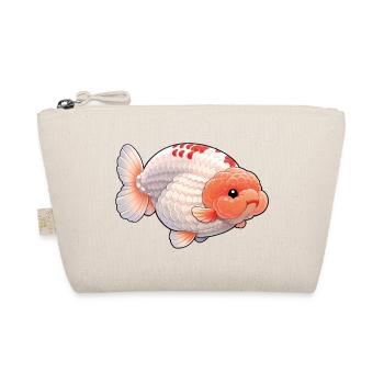 SUPER FAT RANCHU© AAA White Orange Ranchu Goldfish - Organic Pouch - nature - Front