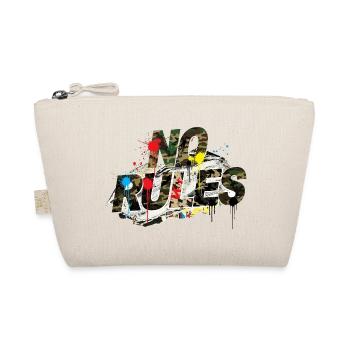 No Rules Camouflage Graffiti Street Style - Organic Pouch - nature - Front