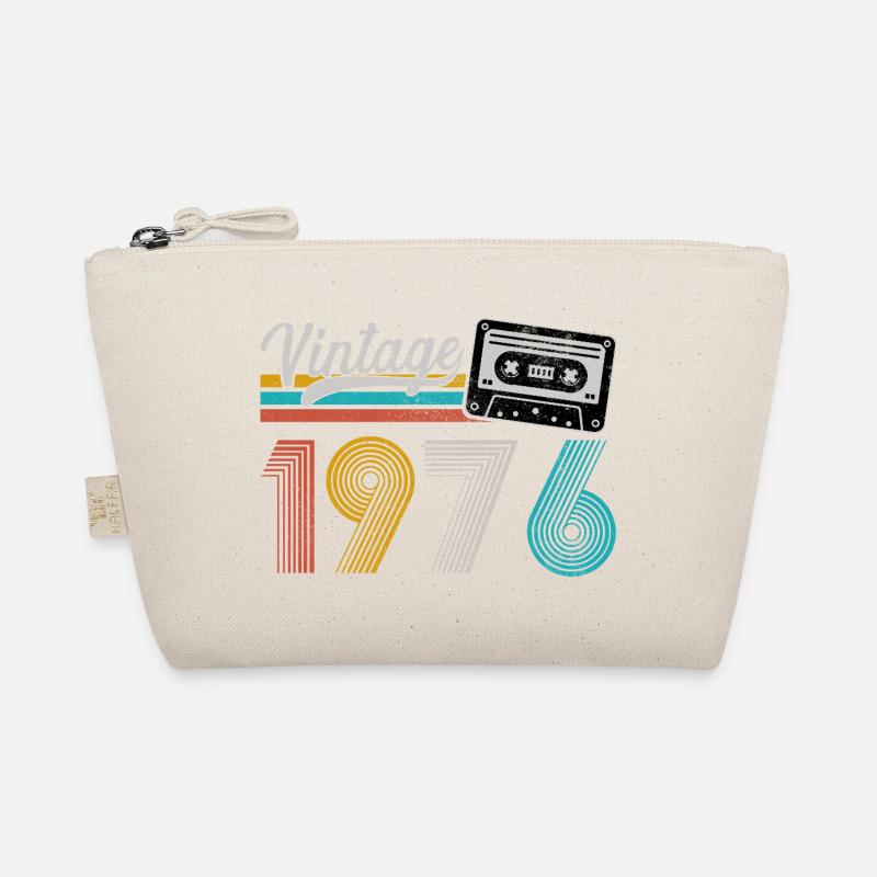 1976 Vintage Retro Geburtstagsgeschenk Bio-Täschchen