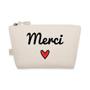 MERCI. THANKS. THANK YOU. ANNIVERSAIRE. NAISSANCE. - Trousse biologique - nature - Devant