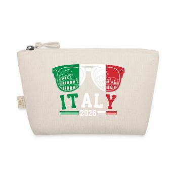 Italy 2026 Rome Colosseum Sunglasses - Organic Pouch - nature - Front