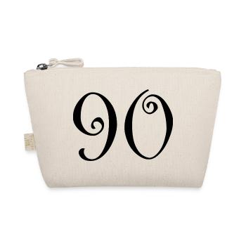 90. 90 ANS. 90e ANNIVERSAIRE. ANNIVERSAIRE 90 ANS. - Trousse biologique - nature - Devant