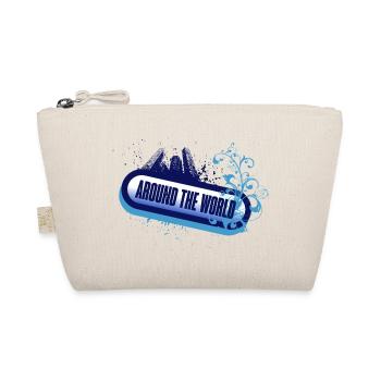 Autour du Monde – écume bleue florale - Trousse biologique - nature - Devant