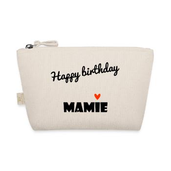HERZLICHEN GLÜCKWUNSCH ZUM GEBURTSTAG. OMA. MAMA. GROSSMUTTER. PARTEI - Bio-Täschchen - Natur - Vorne