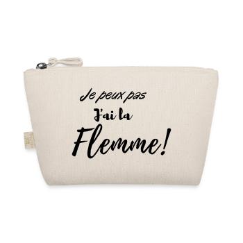 Je peux pas j'ai l'a flemme - Trousse biologique - nature - Devant