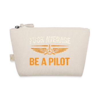 Proud pilot – flying with passion - Organic Pouch - nature - Front