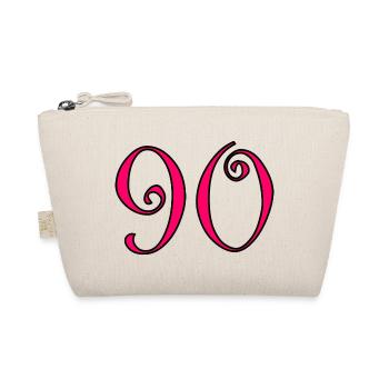 90. 90 ANS. 90e ANNIVERSAIRE. ANNIVERSAIRE 90 ANS. - Trousse biologique - nature - Devant