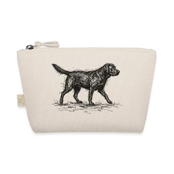 Croquis Labrador – Design minimaliste de chien - Trousse biologique - nature - Devant