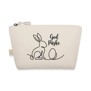 God Påske, Süßes Hasen Oster Shirt, Tasche, Hoodie - Bio-Täschchen - Natur - Vorne