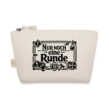 Nur noch eine Runde - Gamer - Spiele Fan - Bio-Täschchen - Natur - Vorne