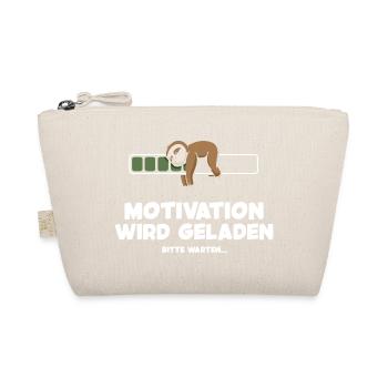 Motivation wird geladen Faultier Faultiermotiv - Bio-Täschchen - Natur - Vorne