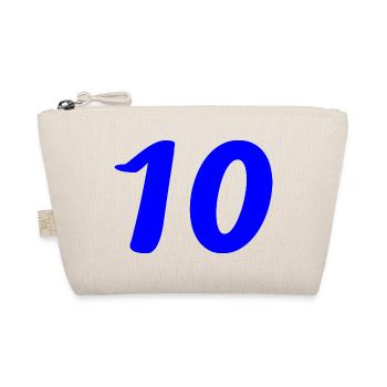 10. 10 YEARS. 10th ANNIVERSARY. 10 YEAR ANNIVERSARY. - Organic Pouch - nature - Front