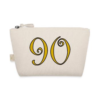 90. 90 ANS. 90e ANNIVERSAIRE. ANNIVERSAIRE 90 ANS. - Trousse biologique - nature - Devant