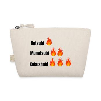 Three Layers Flame Typography - Organic Pouch - nature - Front