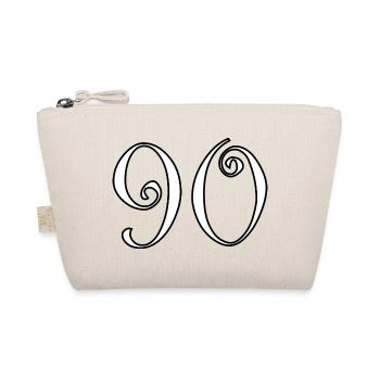 90. 90 ANS. 90e ANNIVERSAIRE. ANNIVERSAIRE 90 ANS. - Trousse biologique - nature - Devant