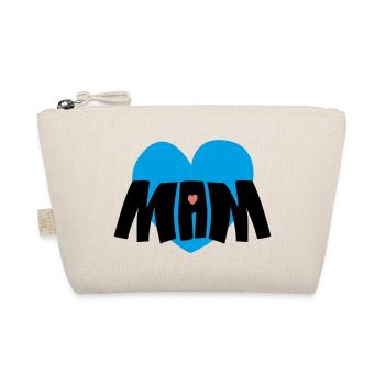 Mom heart - Organic Pouch - nature - Front