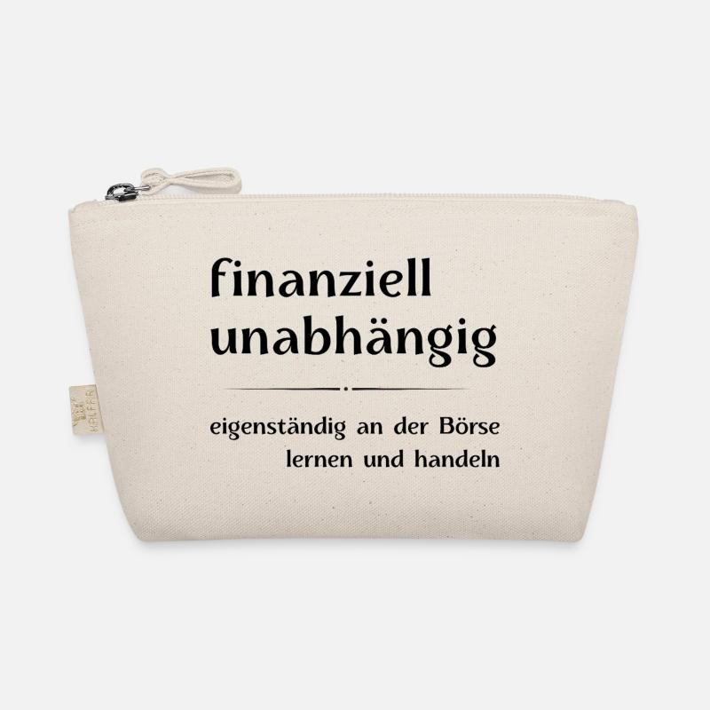 Finanziell unabhängig, durch Aktienhandel - Bio-Täschchen - Natur