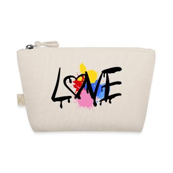 Love - Bio-Täschchen - Natur - Vorne
