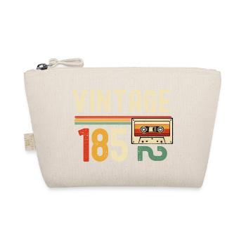 Vintage 85 Cassette Retro - Organic Pouch - nature - Front