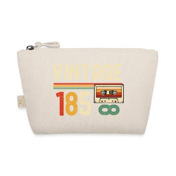 Vintage 85 Cassette Retro - Organic Pouch - nature - Front