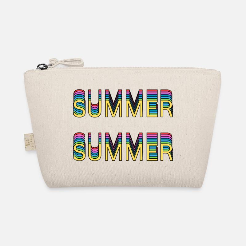 Sommer Regenbogen Schrift Bio-Täschchen