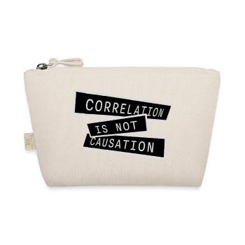 Correlation Is Not Causation Nerd Science - Organic Pouch - nature - Front