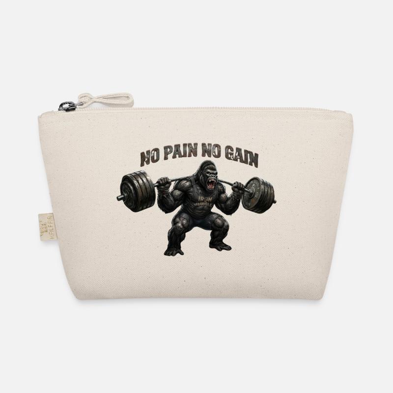 No Pain No Gain Bio-Täschchen